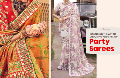 Styling Tips and Tricks for the Perfect Party Saree Look