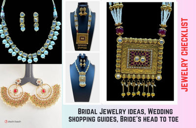 Bridal Jewelry Checklist | Accessorise from Head to Toe Perfectly