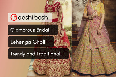 Indian Bridal Peep with Trendy Lehenga Choli