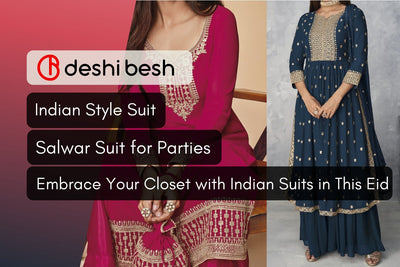 Indian Style Salwar Suits- Shop Online in The USA for Eid Parties