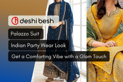 Party Wear Palazzo Suit | Elegant Comfort Wear