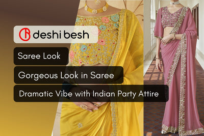 Party Wear Saree | The Indian Classy Attire