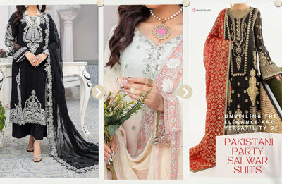 The Allure of Pakistani Party Salwar Suits