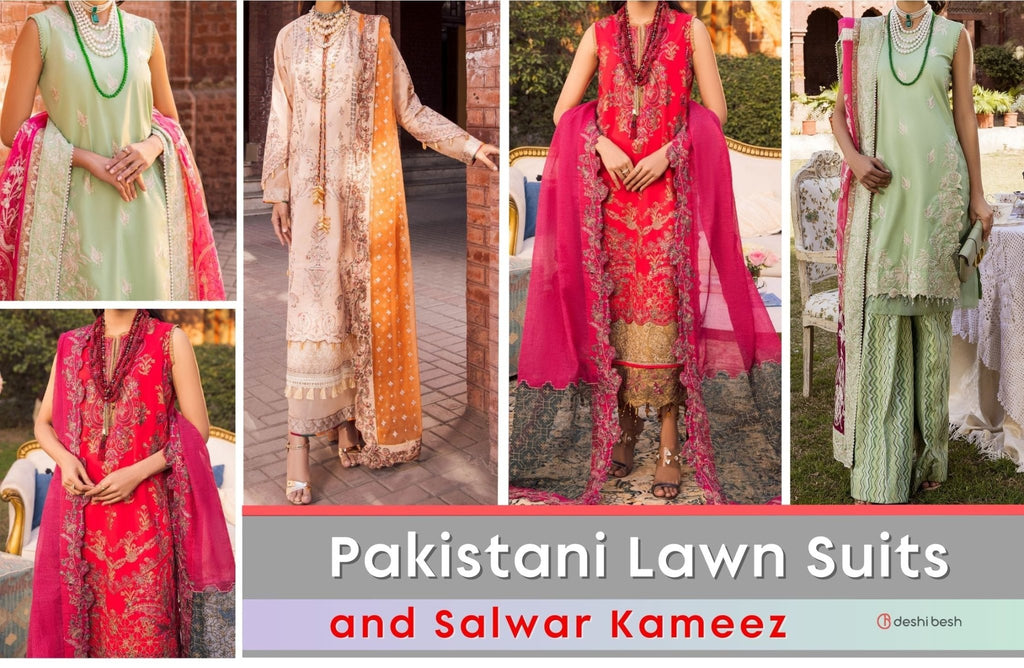 Pakistani lawn salwar kameez hotsell