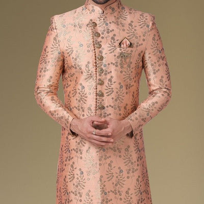 Men's Groom Wear Sherwani - Deshi Besh