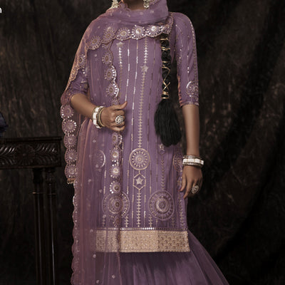 Palazzo Style Salwar Suits.