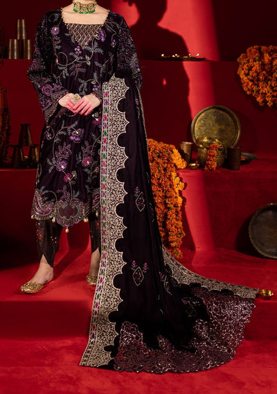 Nureh Embroidered Pakistani Luxury Velvet Dress