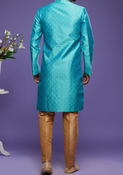 Men's Semi Indo Western Party Wear Sherwani Suit