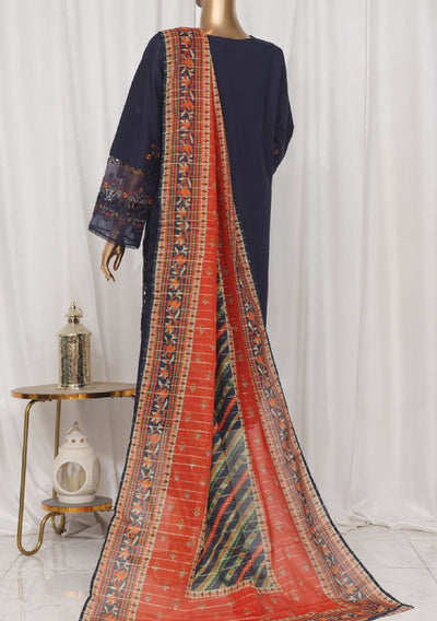 Bin Saeed Ready Made Embroidered Cotton Dress