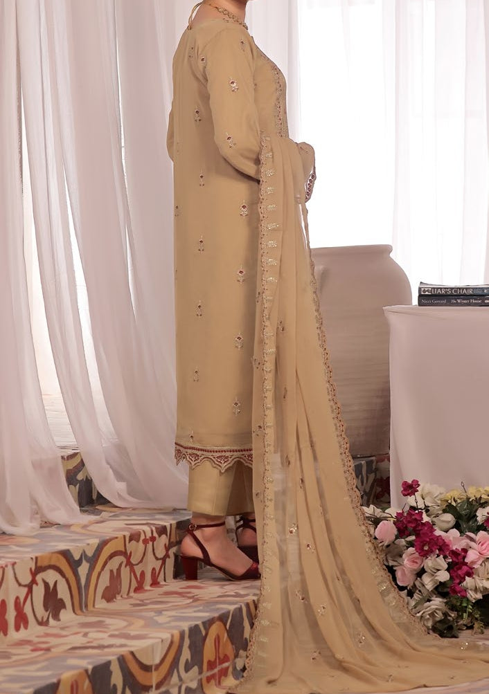 Bin Hameed Nura Luxury Embroidered Chiffon Dress