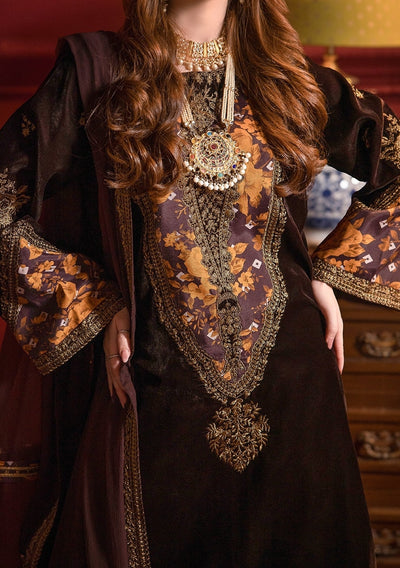 Charizma Embroidered Pakistani Premium Velvet Dress