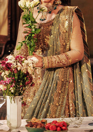 Asim Jofa Pakistani Luxury Chiffon Anarkali
