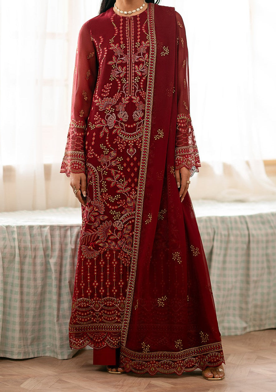 Flossie Meharbano Pakistani Luxury Chiffon Dress