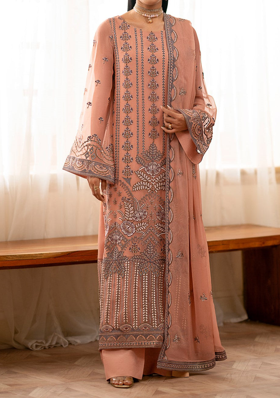 Flossie Meharbano Pakistani Luxury Chiffon Dress