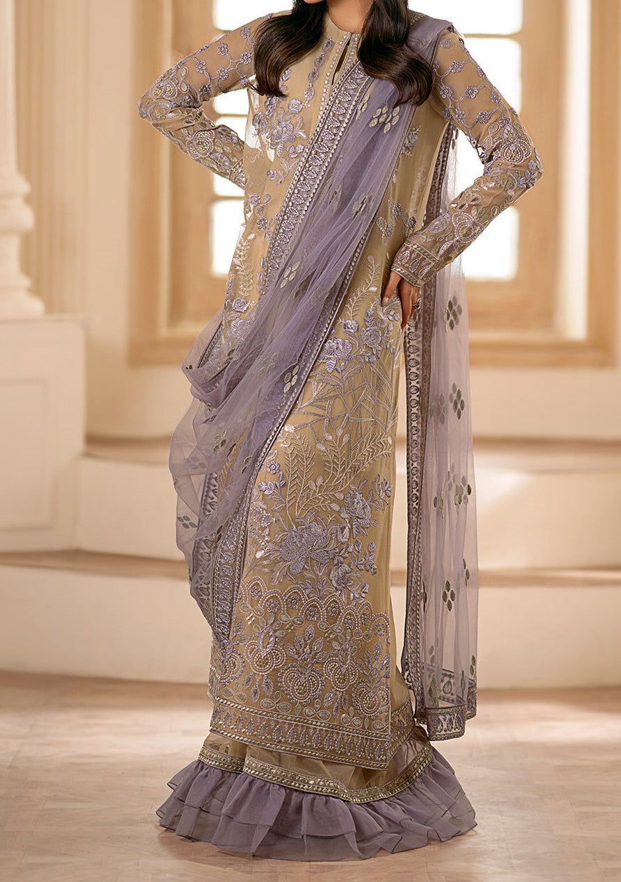 Flossie Meharbano Pakistani Luxury Chiffon Dress