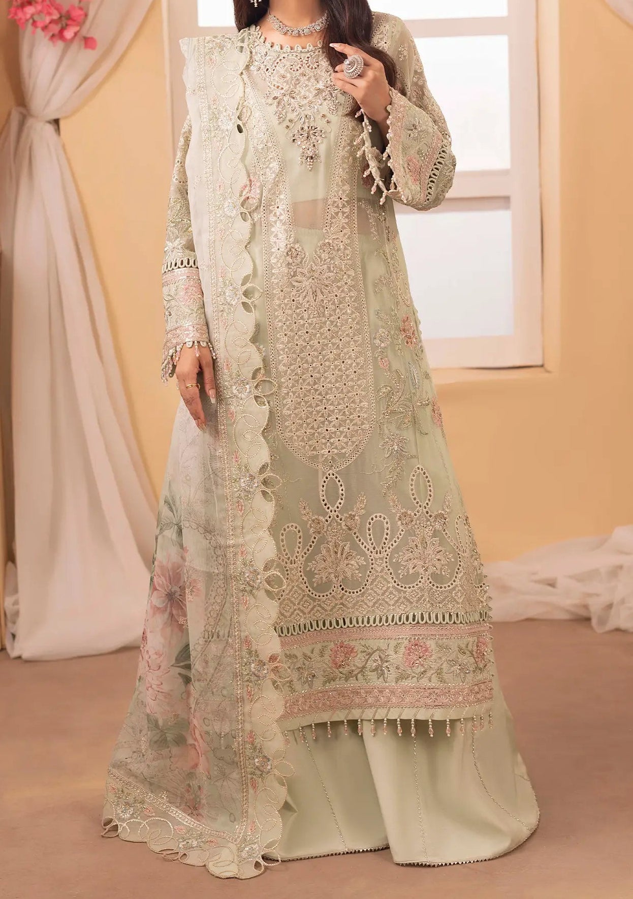 Adan's Libas Barroco Pakistani Luxury Dress - db30421