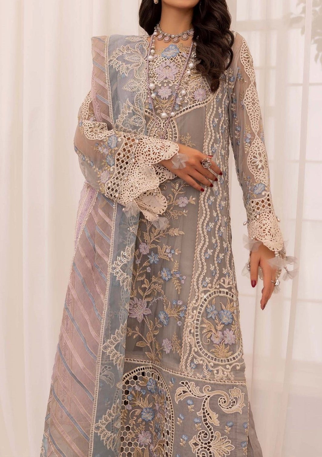 Adan's Libas Chantelle Pakistani Lawn Dress - db26685