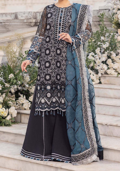 Adan's Libas Lunar Elegance Pakistani Luxury Palazzo Suit - db27324