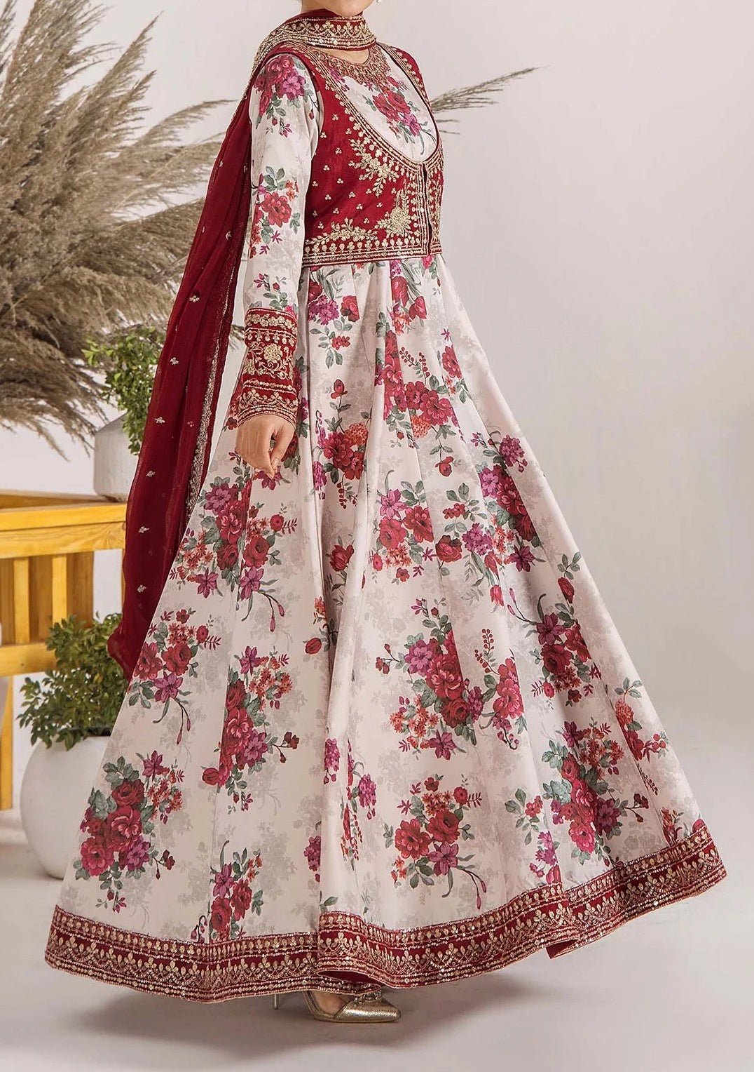 Adans Libas Pakistani Eid Edit Luxury Anarkali - db28862