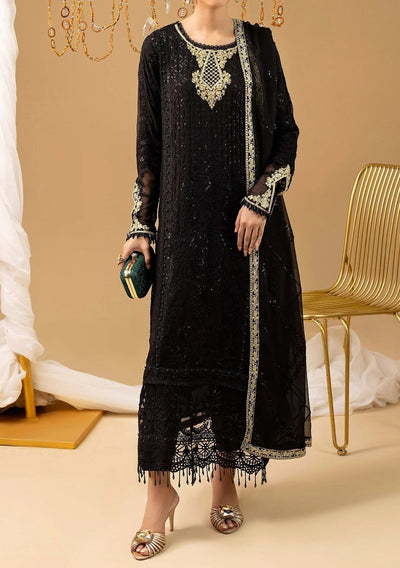 Adan's Libas Pakistani Luxury Chiffon Dress - db30054