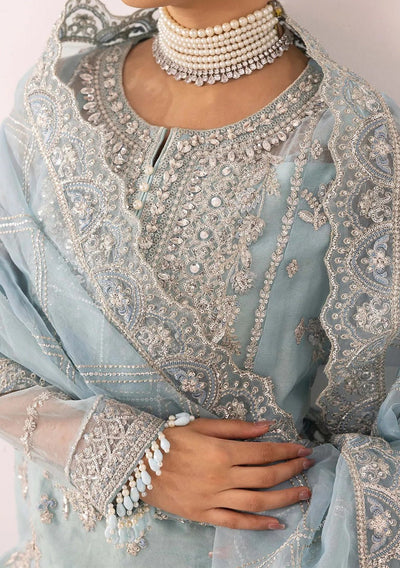 Adan's Libas Perfume Pakistani Luxury Organza Dress - db30298