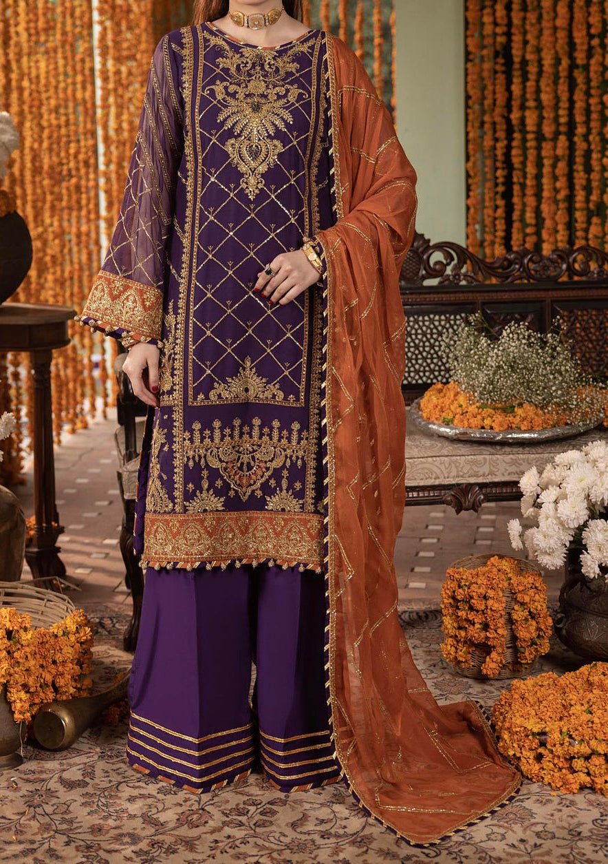 Adan's Libas Rang E Mehfil Pakistani Palazzo Suit - db27720