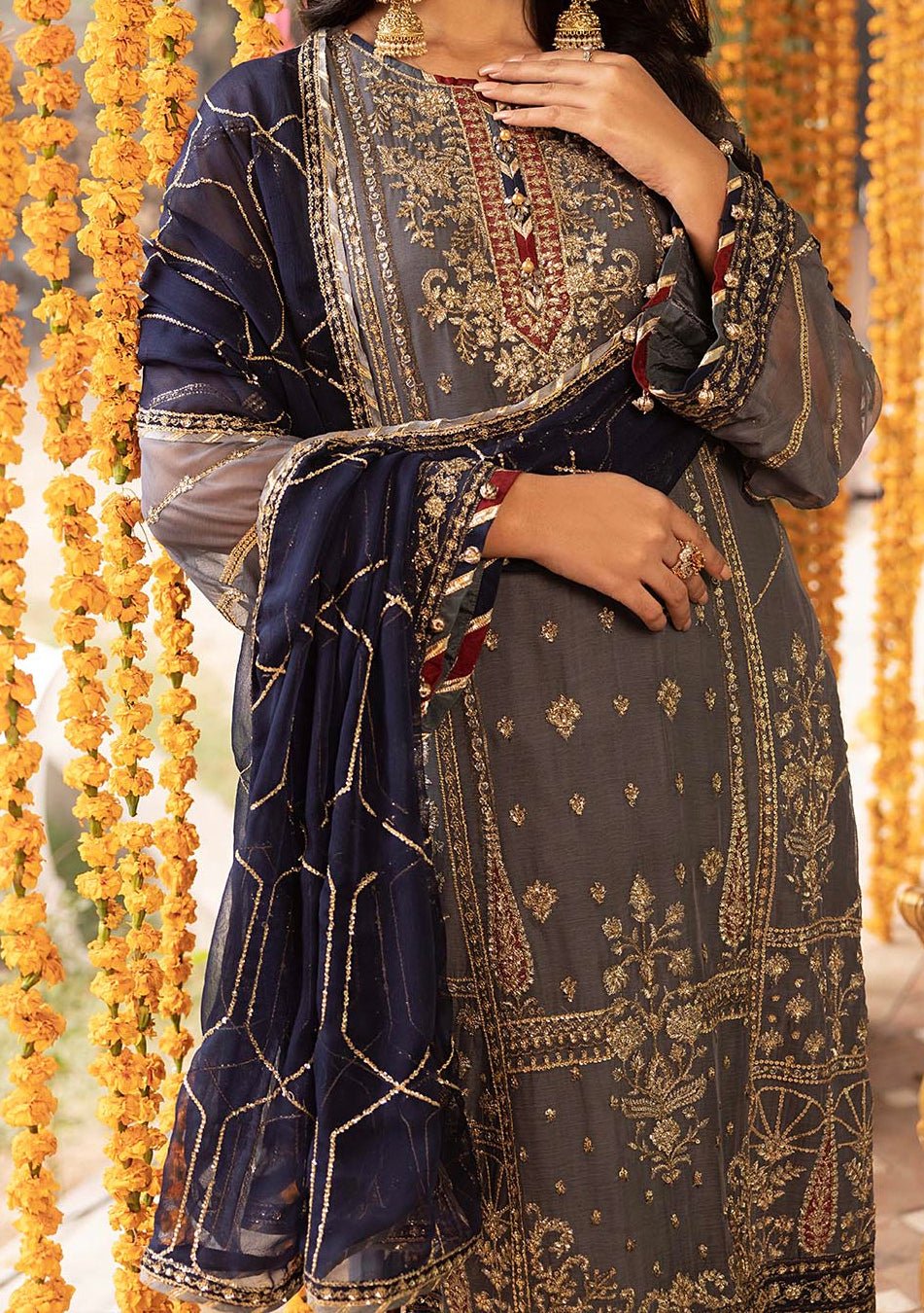 Adan's Libas Rang E Mehfil Pakistani Palazzo Suit - db27726