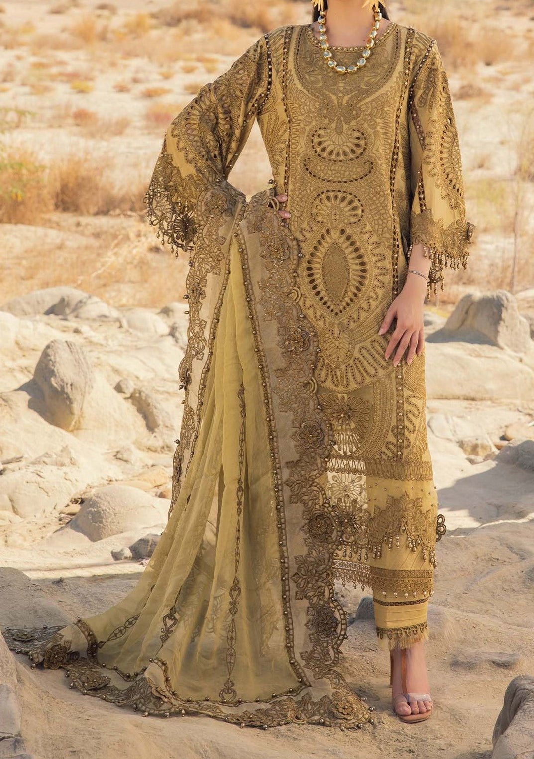 Adan's Libas Summer Inspired Pakistani Luxury Dress - db28183