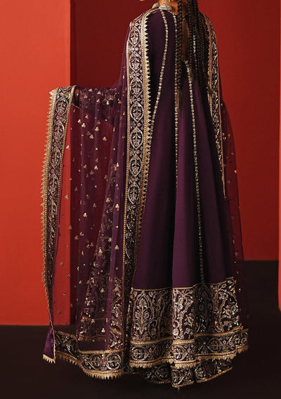 Afrozeh Divani Pakistani Luxury Silk Dress - db30398