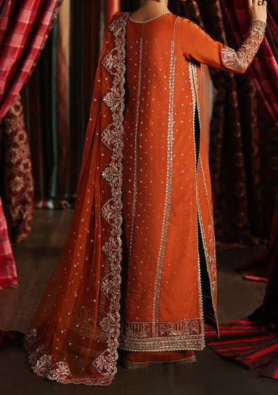 Afrozeh Divani Pakistani Luxury Silk Dress - db30400