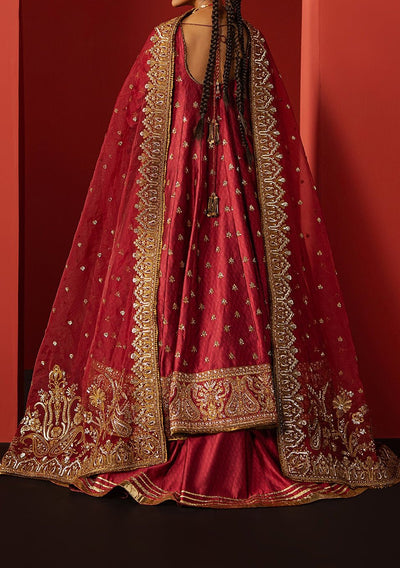 Afrozeh Divani Pakistani Luxury Silk Dress - db30404