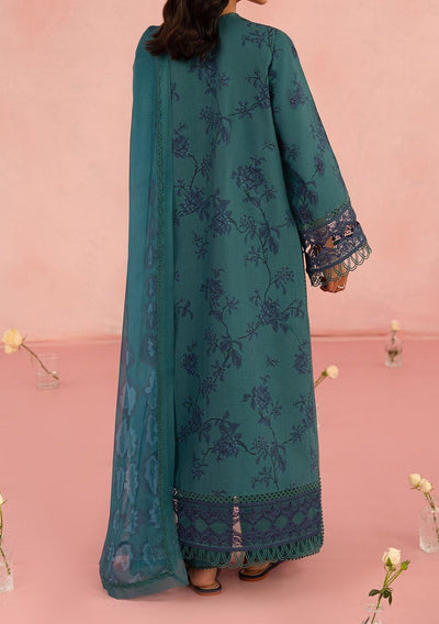 Afrozeh Floral Charm Pakistani Luxury Lawn Dress - db28141