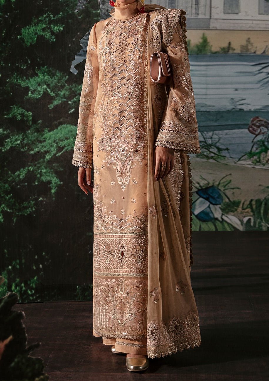 Afrozeh Reese Pakistani Luxury Organza Dress - db26960