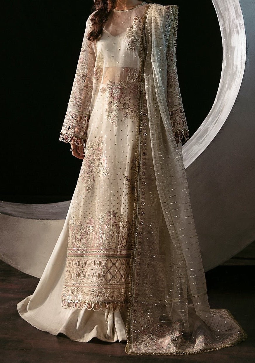 Afrozeh Zeya Pakistani Luxury Organza Dress - db26963
