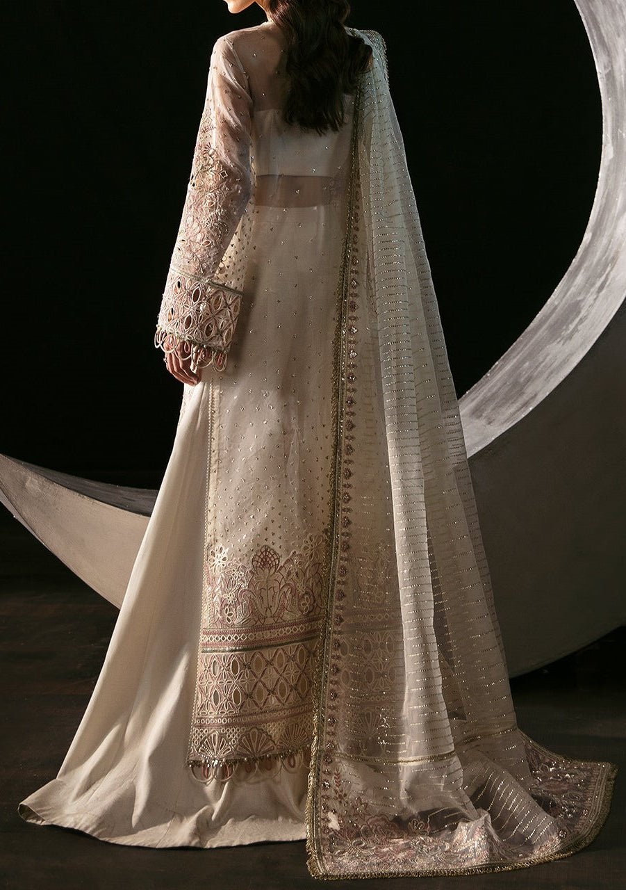 Afrozeh Zeya Pakistani Luxury Organza Dress - db26963