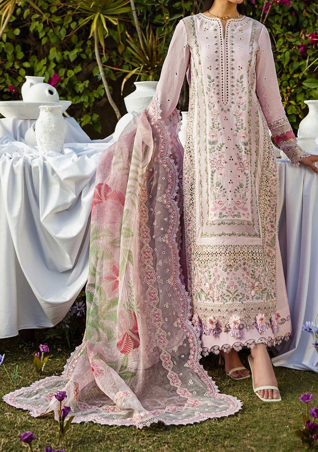 Akbar Aslam Fiora Pakistani Luxury Lawn - db28187