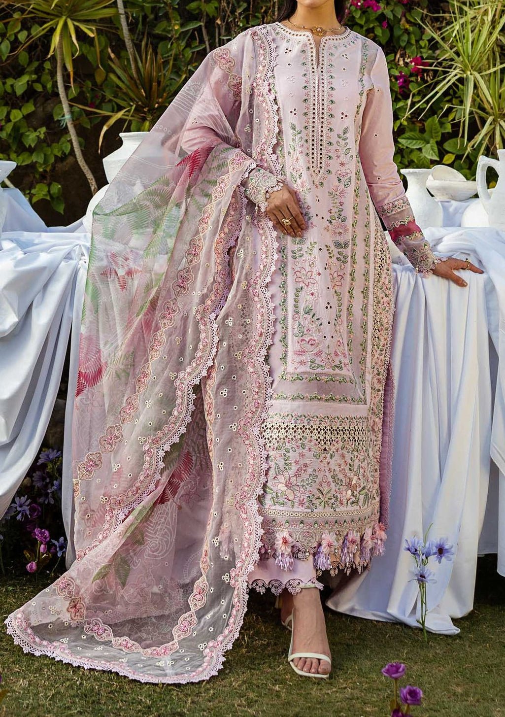 Akbar Aslam Fiora Pakistani Luxury Lawn - db28187