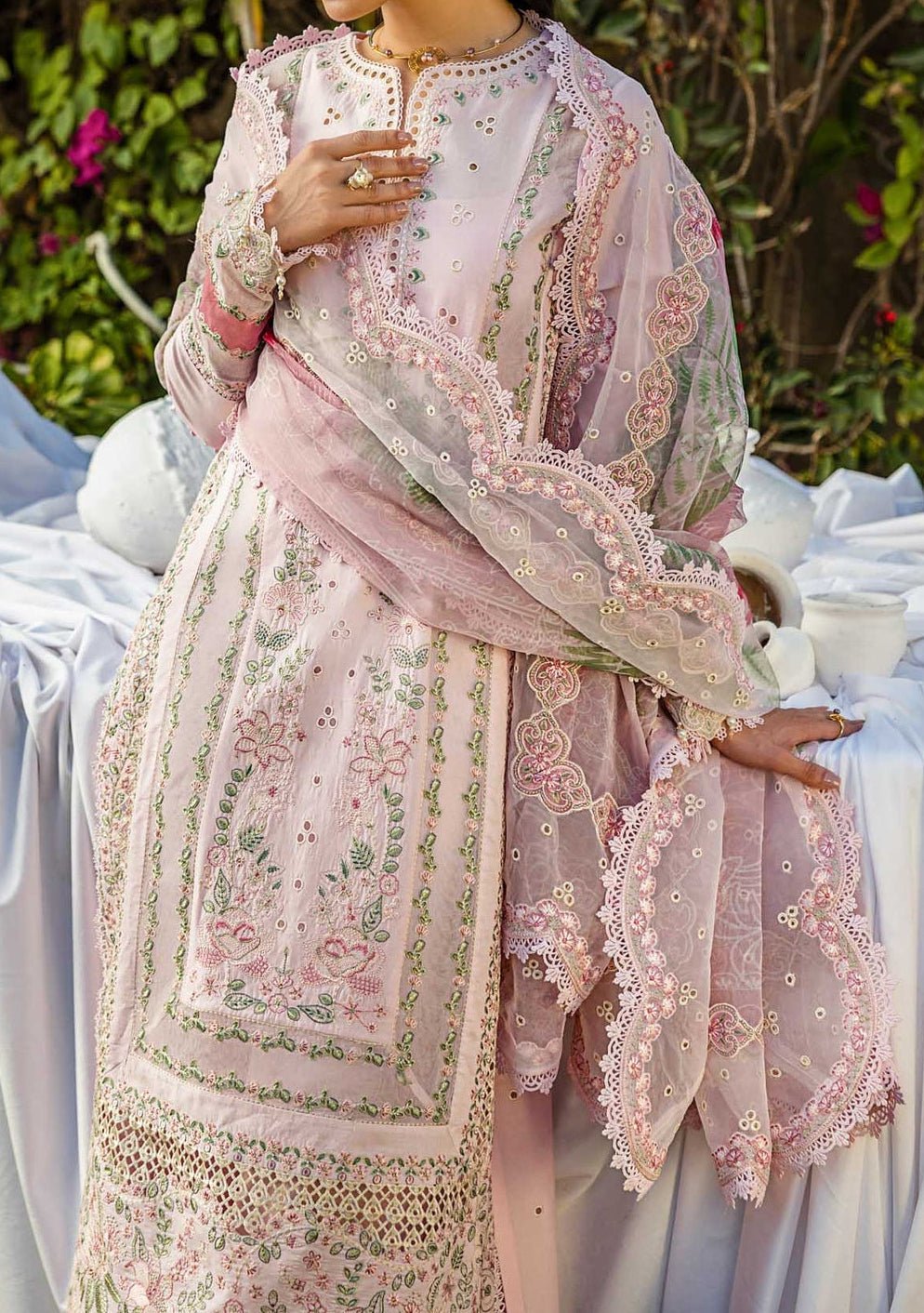 Akbar Aslam Fiora Pakistani Luxury Lawn - db28187