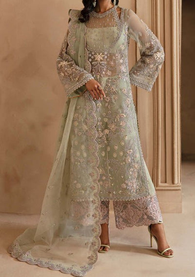 Akbar Aslam Isolde Pakistani Luxury Organza Dress - db27358