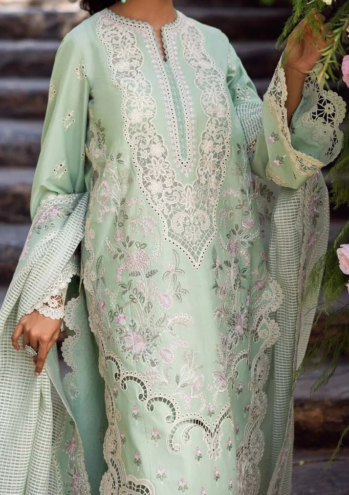 Akbar Aslam Pakistani Luxury Lawn Dress - db29208