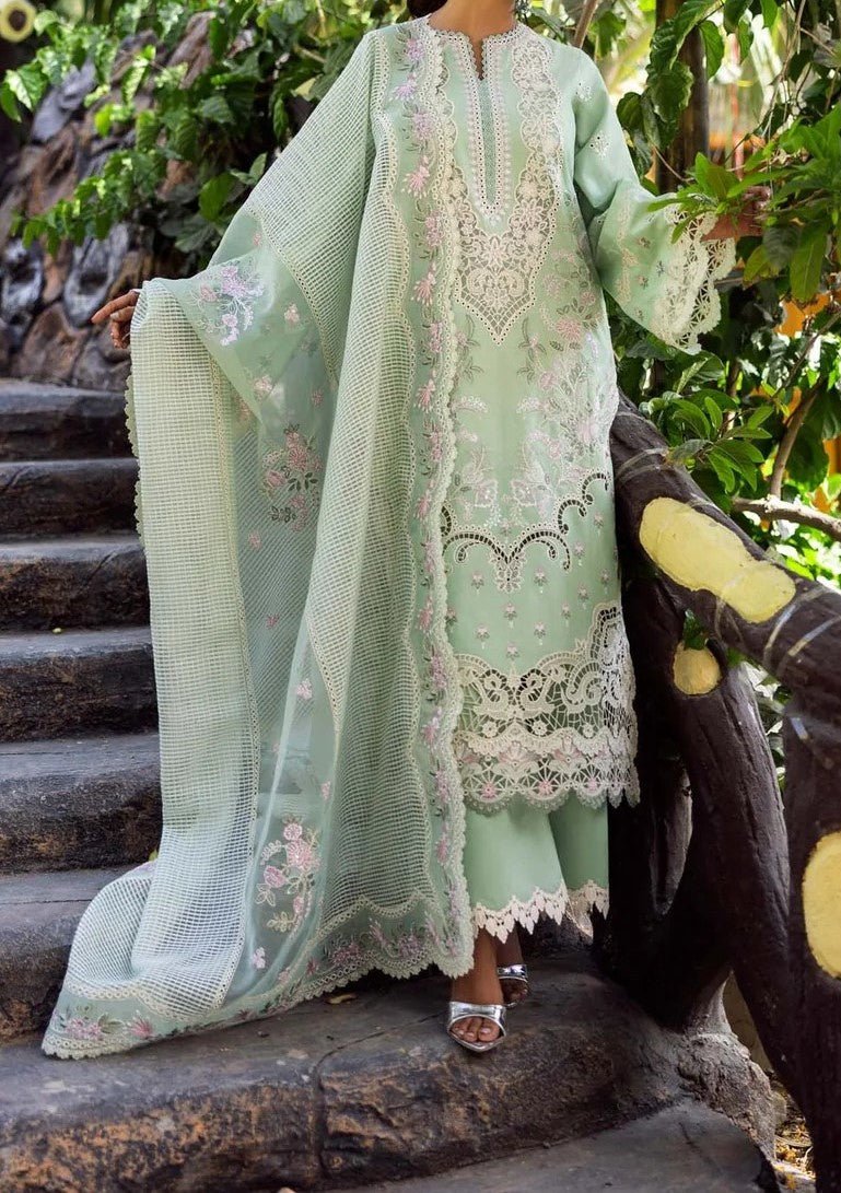 Akbar Aslam Pakistani Luxury Lawn Dress - db29208