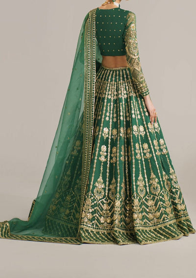 Akbar Aslam Shahul Pakistani Organza Lehenga Choli - db27213