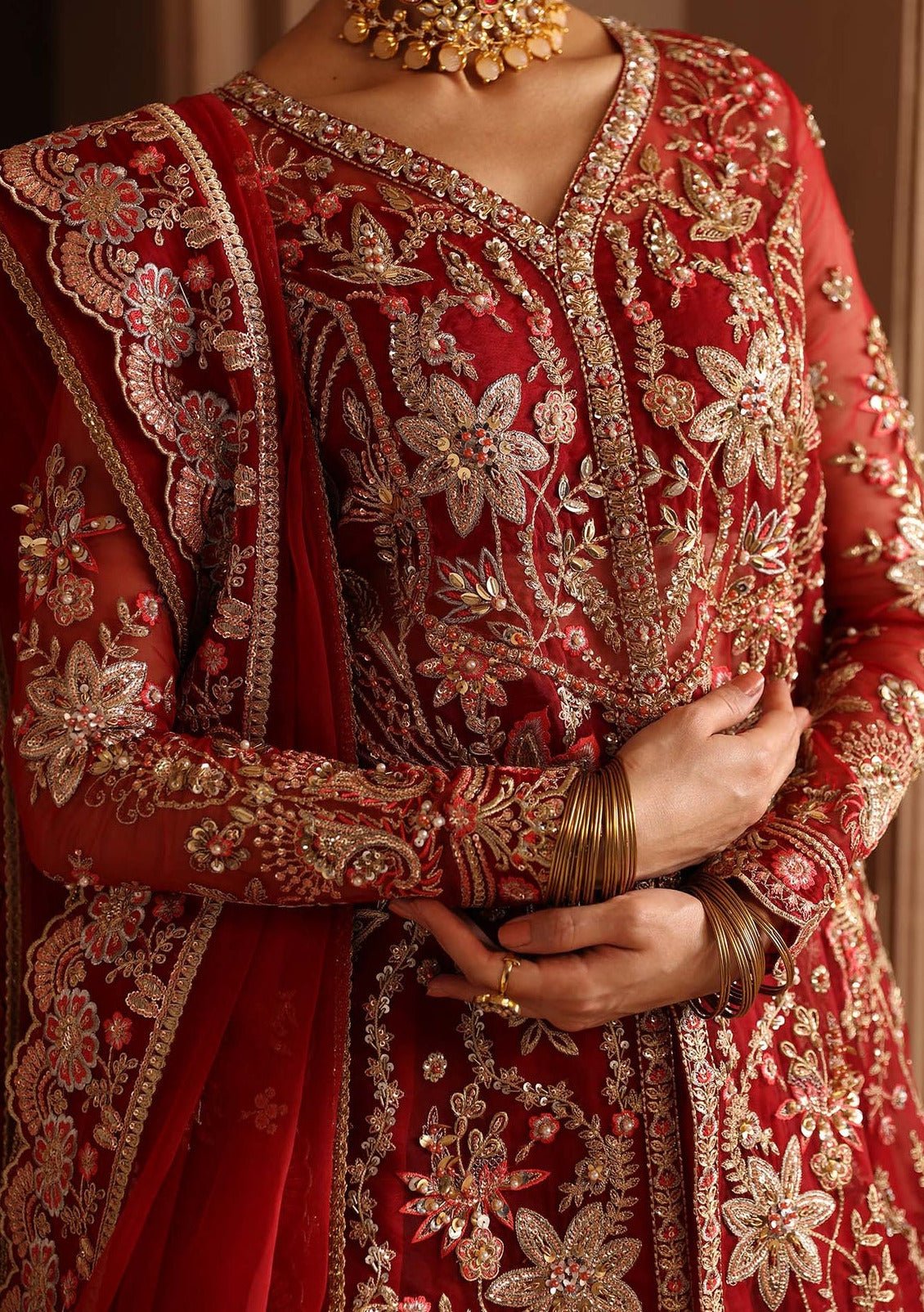 Akbar Aslam Solene Pakistani Luxury Lehenga Suit