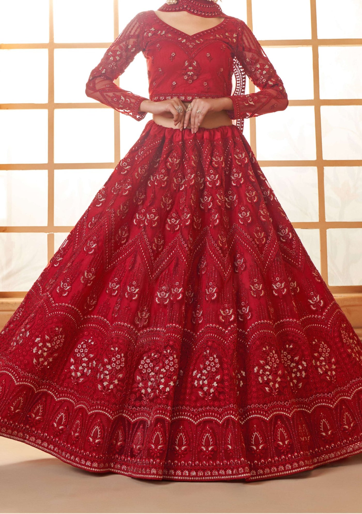 Alizeh Heritage Designer Bridal Wear Lehenga Choli - db27684