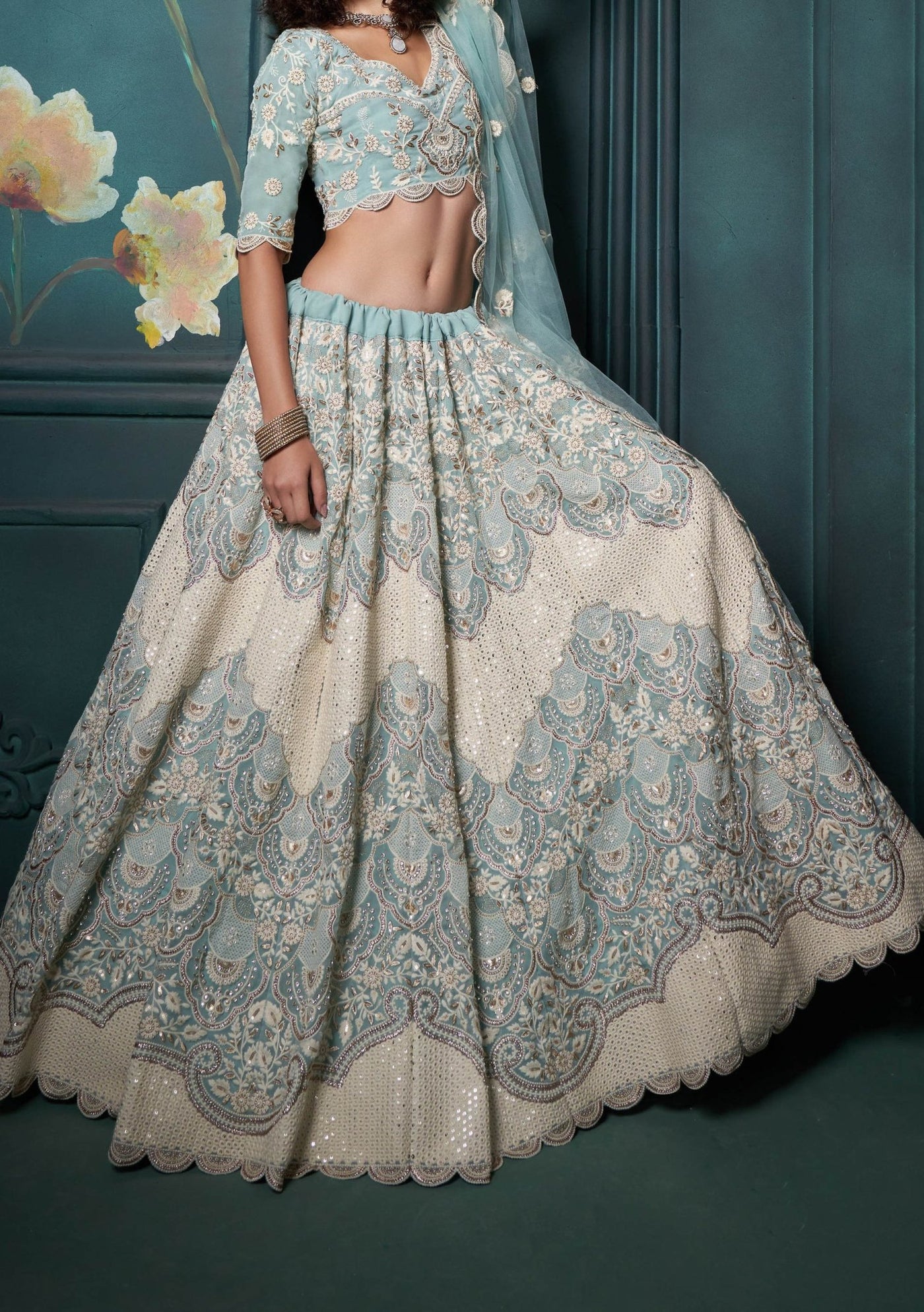 Alizeh Wedding Affair Bridal Wear Lehenga Choli - db27133