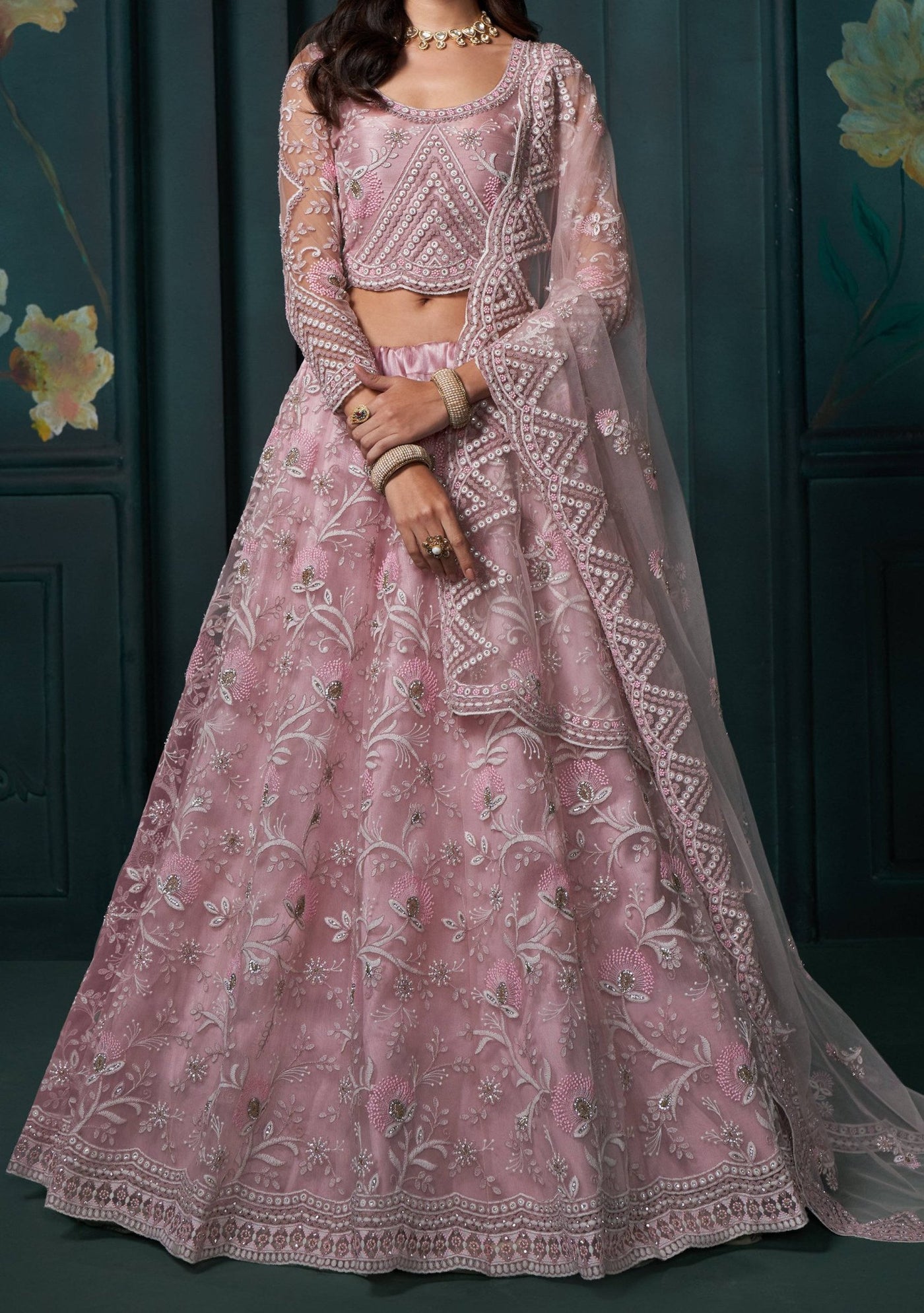 Alizeh Wedding Affair Bridal Wear Lehenga Choli - db27134