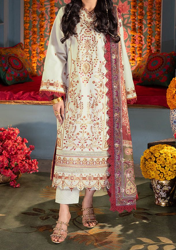 Asim Jofa Asra Festive Pakistani Lawn Dress - db26305