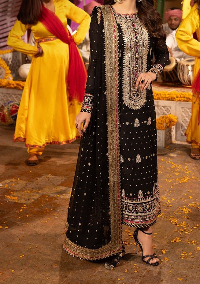 Asim Jofa Chamak Damak Pakistani Twisted Silk Dress