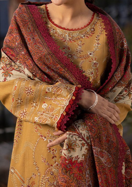 Asim Jofa Embroidered Pakistani Khaddar Dress - db28246