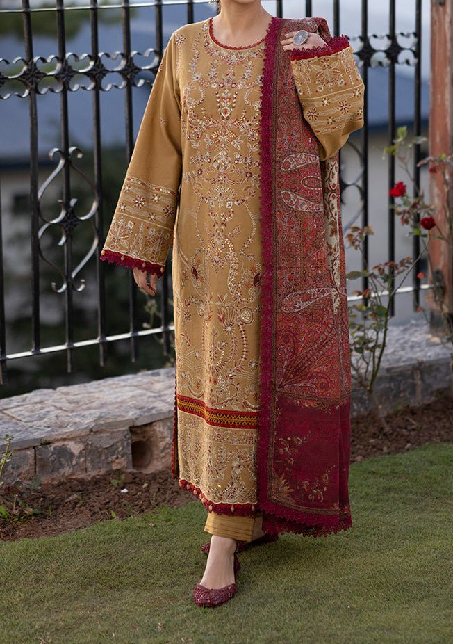 Asim Jofa Embroidered Pakistani Khaddar Dress - db28246